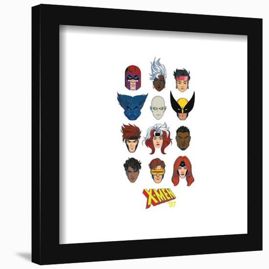 Gallery Pops Marvel X-Men '97 - Mutant Grid Wall Art-Trends International-Framed Gallery Pops