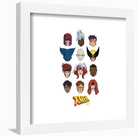 Gallery Pops Marvel X-Men '97 - Mutant Grid Wall Art-Trends International-Framed Gallery Pops