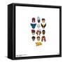 Gallery Pops Marvel X-Men '97 - Mutant Grid Wall Art-Trends International-Framed Stretched Canvas