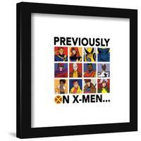 Gallery Pops Marvel X-Men '97 - Previously On X-Men Wall Art-Trends International-Framed Gallery Pops