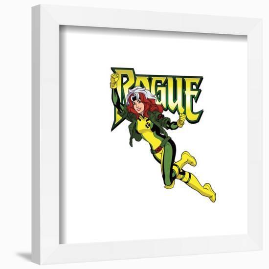 Gallery Pops Marvel X-Men '97 - Rogue Badge Wall Art-Trends International-Framed Gallery Pops