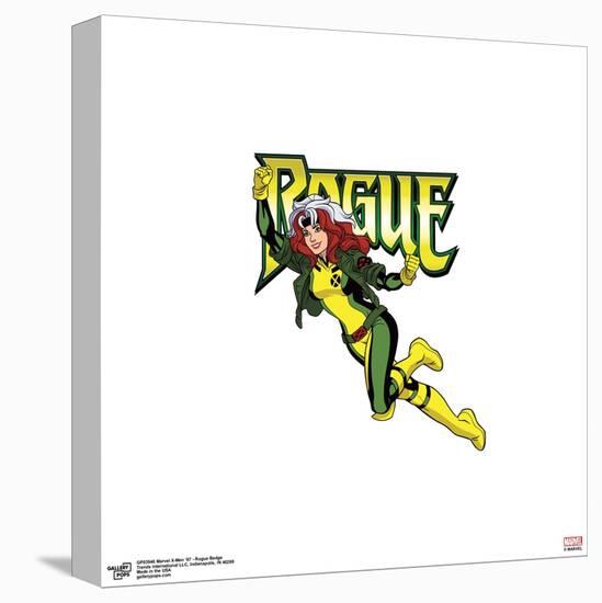 Gallery Pops Marvel X-Men '97 - Rogue Badge Wall Art-Trends International-Stretched Canvas
