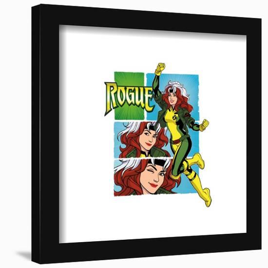 Gallery Pops Marvel X-Men '97 - Rogue Frame Break Wall Art-Trends International-Framed Gallery Pops