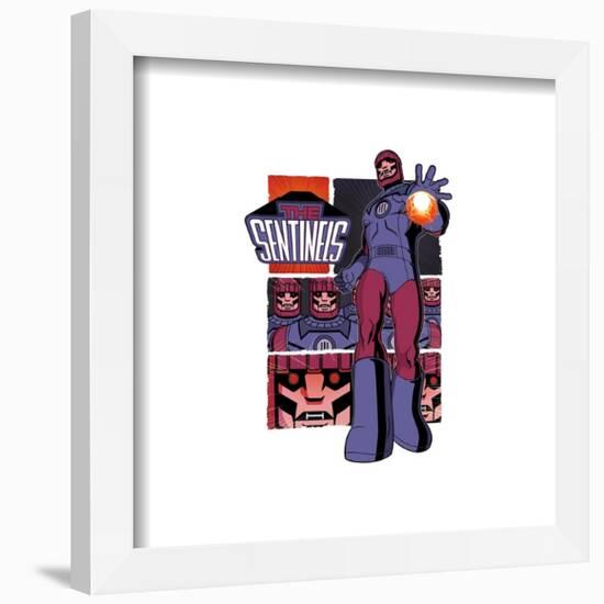 Gallery Pops Marvel X-Men '97 - Sentinels Frame Break Wall Art-Trends International-Framed Gallery Pops