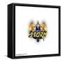 Gallery Pops Marvel X-Men '97 - Storm Lightning Badge Wall Art-Trends International-Framed Stretched Canvas