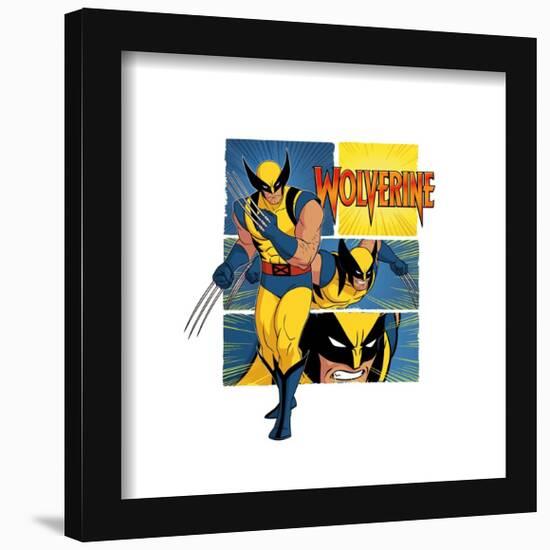 Gallery Pops Marvel X-Men '97 - Wolverine Frame Break Wall Art-Trends International-Framed Gallery Pops