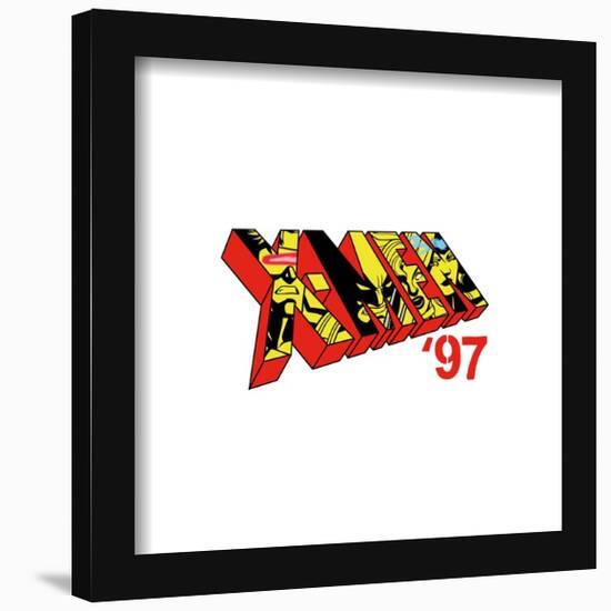 Gallery Pops Marvel X-Men '97 - X-Men 3D Logo Wall Art-Trends International-Framed Gallery Pops