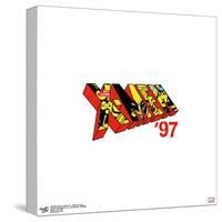 Gallery Pops Marvel X-Men '97 - X-Men 3D Logo Wall Art-Trends International-Stretched Canvas