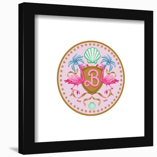 Gallery Pops Mattel Barbie (2023) - Barbie Medallion Wall Art-Trends International-Framed Gallery Pops