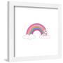 Gallery Pops Mattel Barbie (2023) - Barbie Rainbow Wall Art-Trends International-Framed Gallery Pops