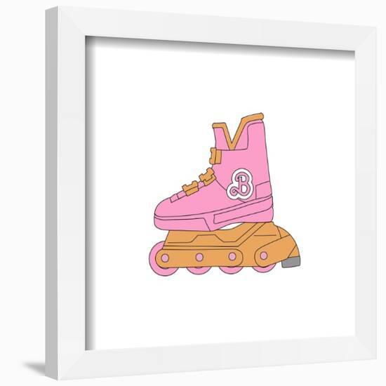 Gallery Pops Mattel Barbie (2023) - Barbie Rollerblades Wall Art-Trends International-Framed Gallery Pops