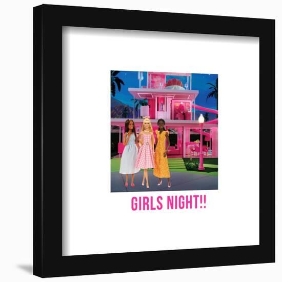 Gallery Pops Mattel Barbie (2023) - Girls Night! Wall Art-Trends International-Framed Gallery Pops
