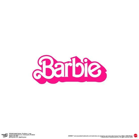 'Gallery Pops Mattel Barbie (2023) - Logo Wall Art' Gallery Pops ...