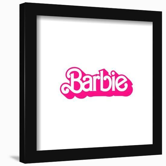 Gallery Pops Mattel Barbie (2023) - Logo Wall Art-Trends International-Framed Gallery Pops