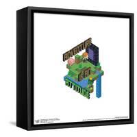 Gallery Pops Minecraft - Adventure Is An Attitude Wall Art-Trends International-Framed Stretched Canvas