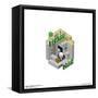 Gallery Pops Minecraft - Beware Of The Dark Wall Art-Trends International-Framed Stretched Canvas