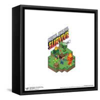 Gallery Pops Minecraft - Create, Explore, Survive Wall Art-Trends International-Framed Stretched Canvas