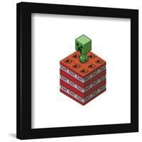 Gallery Pops Minecraft - Creeper TNT Wall Art-Trends International-Framed Gallery Pops