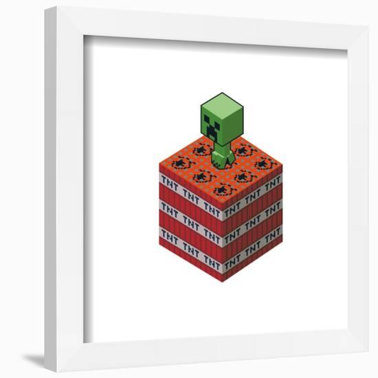 Gallery Pops Minecraft - Creeper TNT Wall Art-Trends International-Framed Gallery Pops