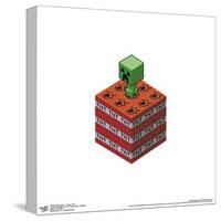 Gallery Pops Minecraft - Creeper TNT Wall Art-Trends International-Stretched Canvas