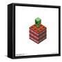 Gallery Pops Minecraft - Creeper TNT Wall Art-Trends International-Framed Stretched Canvas