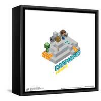 Gallery Pops Minecraft - Diamond Miner Wall Art-Trends International-Framed Stretched Canvas