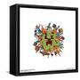 Gallery Pops Minecraft - Funtage Creeper Explosion Wall Art-Trends International-Framed Stretched Canvas