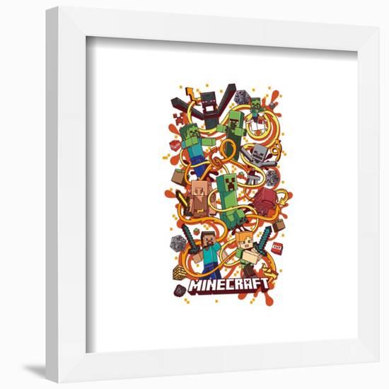 Gallery Pops Minecraft - Funtage Overworld Wall Art-Trends International-Framed Gallery Pops