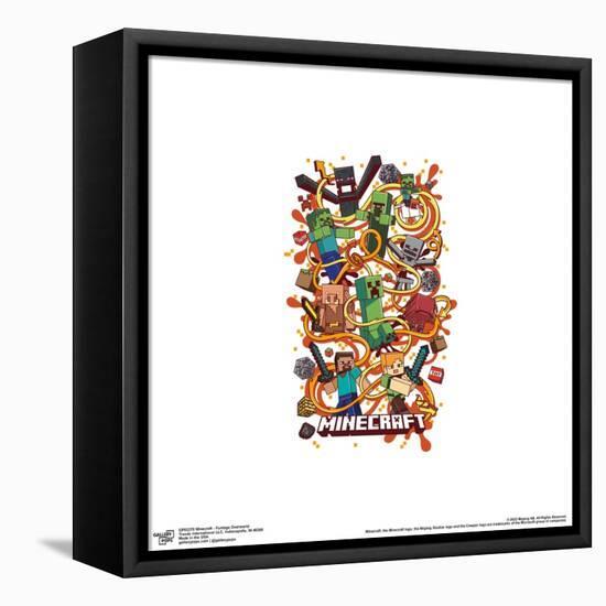 Gallery Pops Minecraft - Funtage Overworld Wall Art-Trends International-Framed Stretched Canvas