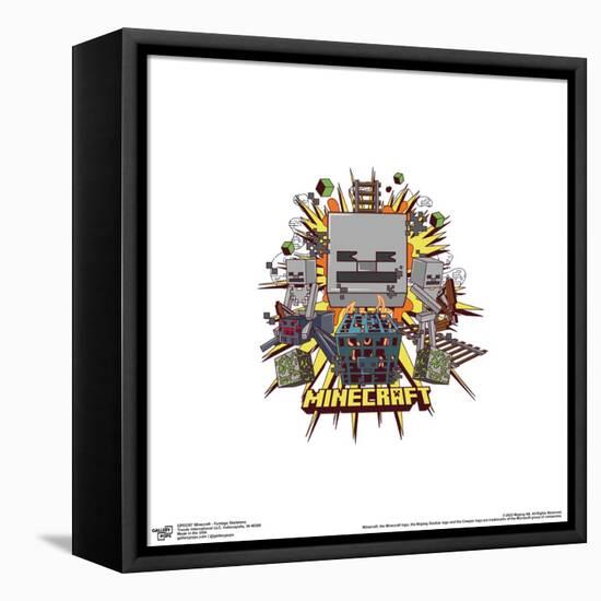 Gallery Pops Minecraft - Funtage Skeletons Wall Art-Trends International-Framed Stretched Canvas