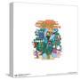 Gallery Pops Minecraft - Funtage Underwater Wall Art-Trends International-Stretched Canvas