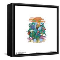 Gallery Pops Minecraft - Funtage Underwater Wall Art-Trends International-Framed Stretched Canvas