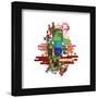 Gallery Pops Minecraft - Funtage Zombies Wall Art-Trends International-Framed Gallery Pops