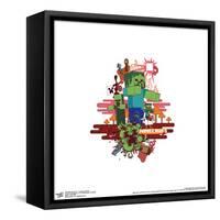 Gallery Pops Minecraft - Funtage Zombies Wall Art-Trends International-Framed Stretched Canvas