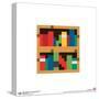 Gallery Pops Minecraft: Iconic Pixels - Blocks - Bookshelf Wall Art-Trends International-Stretched Canvas