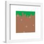 Gallery Pops Minecraft: Iconic Pixels - Blocks - Grass Wall Art-Trends International-Framed Gallery Pops