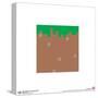 Gallery Pops Minecraft: Iconic Pixels - Blocks - Grass Wall Art-Trends International-Stretched Canvas