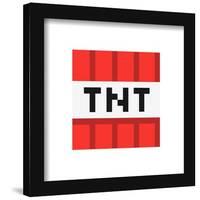 Gallery Pops Minecraft: Iconic Pixels - Blocks - TNT Wall Art-Trends International-Framed Gallery Pops