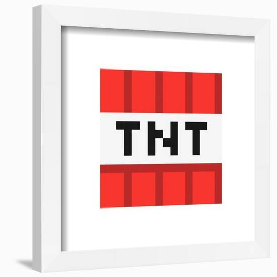 Gallery Pops Minecraft: Iconic Pixels - Blocks - TNT Wall Art-Trends International-Framed Gallery Pops