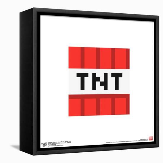 Gallery Pops Minecraft: Iconic Pixels - Blocks - TNT Wall Art-Trends International-Framed Stretched Canvas