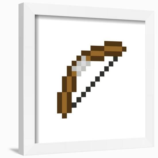 Gallery Pops Minecraft: Iconic Pixels - Items - Bow Wall Art-Trends International-Framed Gallery Pops