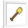 Gallery Pops Minecraft: Iconic Pixels - Items - Gold Shovel Wall Art-Trends International-Framed Gallery Pops