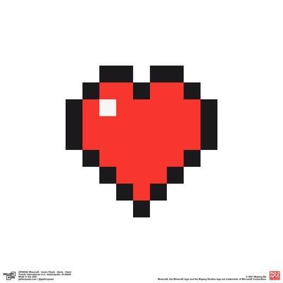 Minecraft heart pixel art online