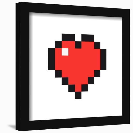 Gallery Pops Minecraft: Iconic Pixels - Items - Heart Wall Art-Trends International-Framed Gallery Pops
