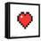 Gallery Pops Minecraft: Iconic Pixels - Items - Heart Wall Art-Trends International-Framed Stretched Canvas