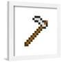 Gallery Pops Minecraft: Iconic Pixels - Items - Iron Hoe Wall Art-Trends International-Framed Gallery Pops