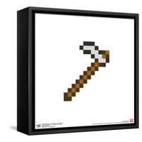 Gallery Pops Minecraft: Iconic Pixels - Items - Iron Hoe Wall Art-Trends International-Framed Stretched Canvas