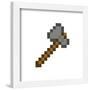 Gallery Pops Minecraft: Iconic Pixels - Items - Stone Axe Wall Art-Trends International-Framed Gallery Pops