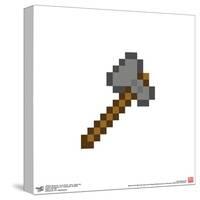 Gallery Pops Minecraft: Iconic Pixels - Items - Stone Axe Wall Art-Trends International-Stretched Canvas