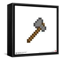 Gallery Pops Minecraft: Iconic Pixels - Items - Stone Axe Wall Art-Trends International-Framed Stretched Canvas